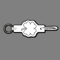 Key Clip W/ Key Ring & 4 Leaf Clover Key Tag